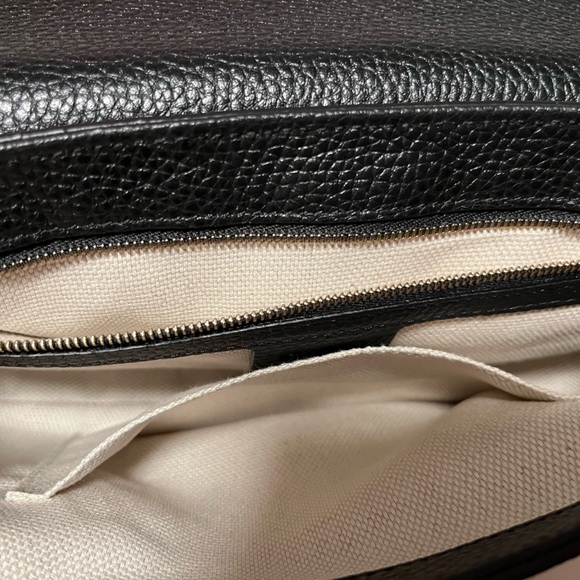 Gucci Soho, Pebbled Leather, Medium, crossbody bag! new! - Picture 13 of 17